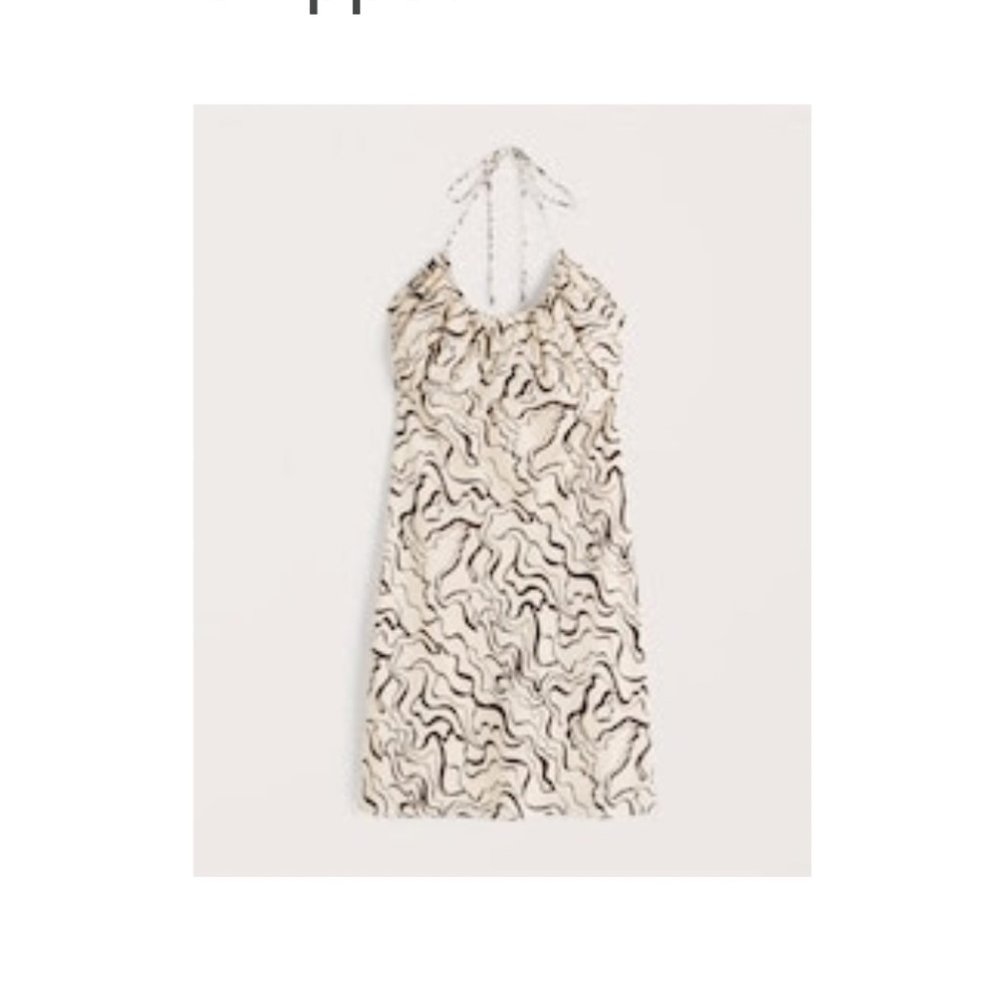 Abercrombie Ruched Halter Dress